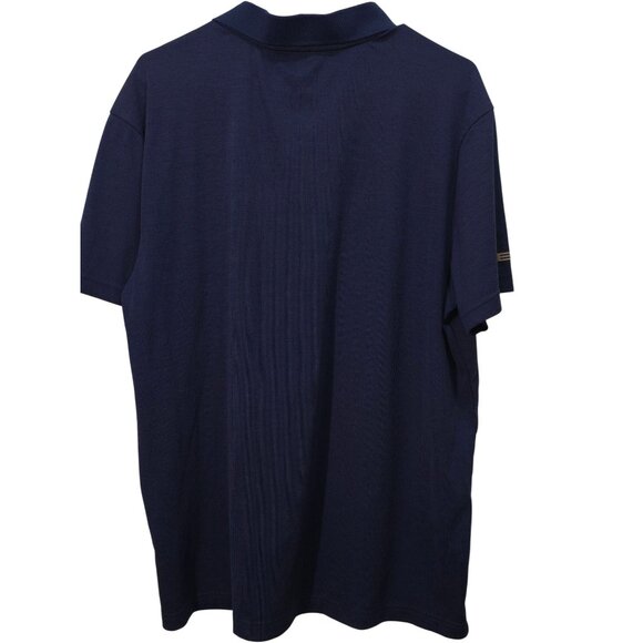 Head Men's Navy Blue Polo Shirt L/G Lightweight Performance Wear - Picture 6 of 7
